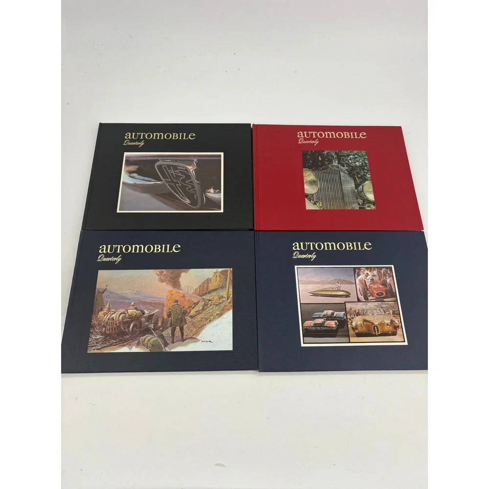 Automobile Quarterly Volume 1 Hardcover Book Set Nos 1-4 with Slipcase Vintage